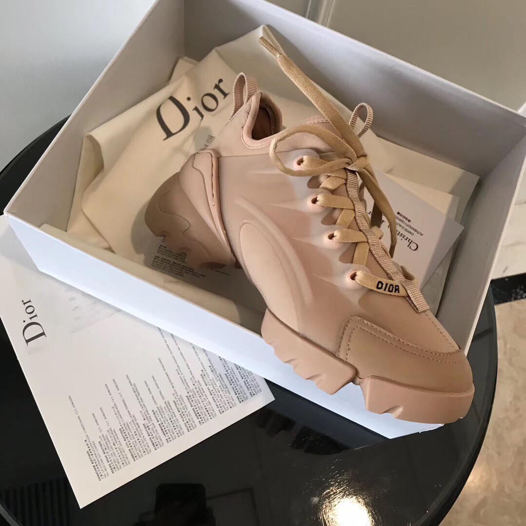 Giày Nữ Dior DConnect Sneaker Black White KCK260KPNS15W  LUXITY